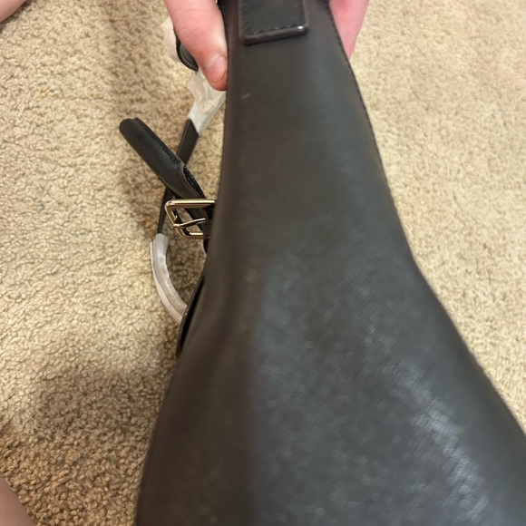 Kate Spade Black Leather Purse with gold hardware, NWOT - Picture 4 of 6